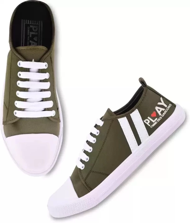 Men's Casual and Regular Wear Green Canvas shoes  uploaded by business on 9/23/2022