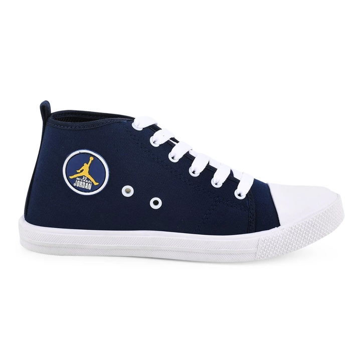 Men's Casual Wear Canvas High Neck Blue Shoe uploaded by AS Trendz on 9/23/2022