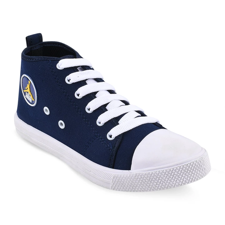 Men's Casual Wear Canvas High Neck Blue Shoe uploaded by AS Trendz on 9/23/2022