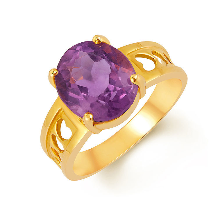 Amethyst Gemstone Ring (Jamunia)  uploaded by Kundali Gems  on 12/25/2020