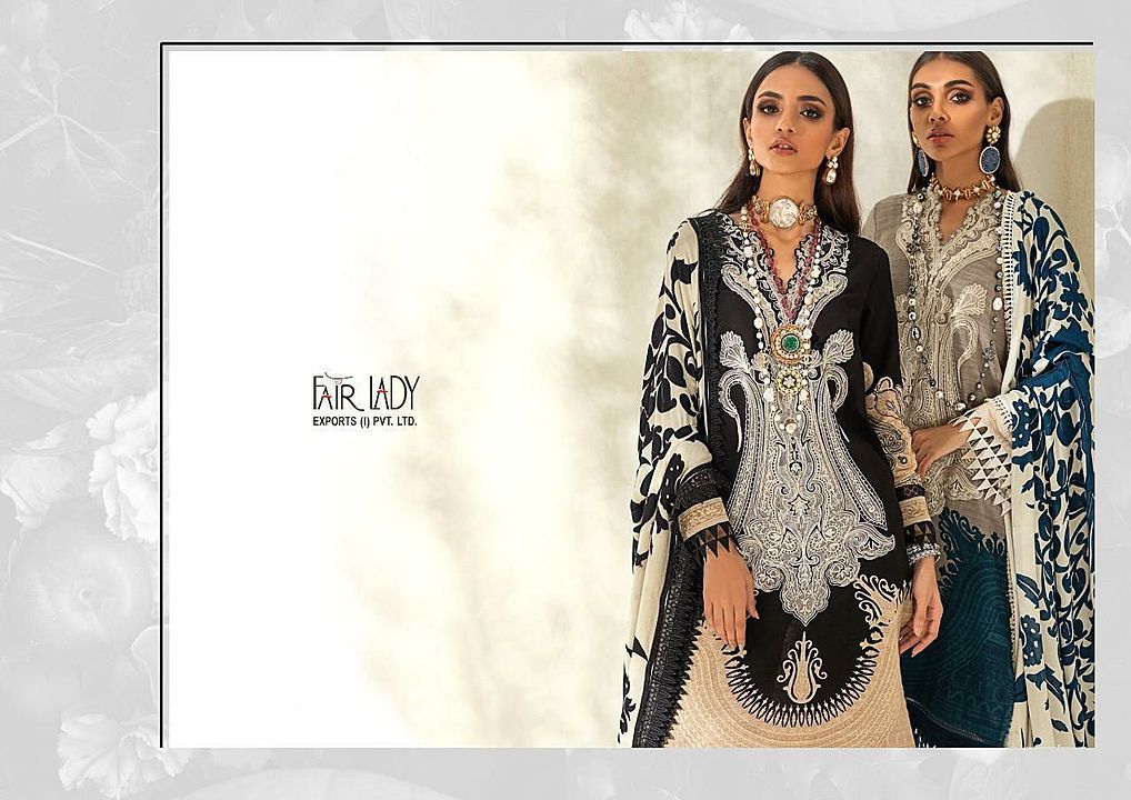 Post image https://chat.whatsapp.com/2qfwWkzaMOI20G2Z0mgZzc

FAIR LADY 
SANA SAFINAZ MUZLIN 👆🏻

Open / real pics sent above 👆🏻


Fabric details -
Top - PURE JAM SATIN DIGITAL PRINT
Heavy embroidery semi stitch patches on top (2.5 MTR )

Bot - LAWN DYED (2.5 MTR )

Dup - PURE LAWN MUL-MUL PRINTED
           (2.25 mtr)

Designs - 4 PCS ONLY


HEAVY EMBROIDERY &amp; SEMI-STITCH PATCHES
SPECIAL POUCH PACKING

Full Set @ 850 &amp; Singles @ 1050

Stocks ready to dispatch today 
Bookings open 

➖➖➖➖👆🏻➖➖➖➖➖