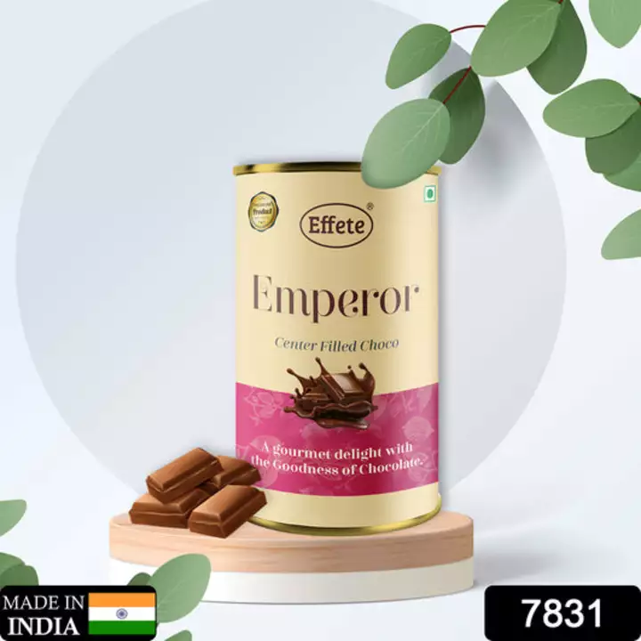 7831 Effete Center Filled Chocolate Emperor | Premium Chocolate | Cream Color Gift Pack. uploaded by DeoDap on 9/23/2022