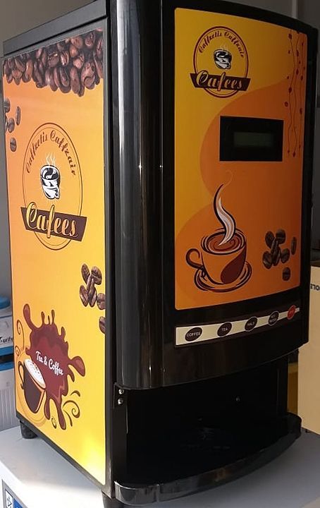 Tea Coffee Vending Machine 2 lane for tea and coffee uploaded by business on 12/25/2020