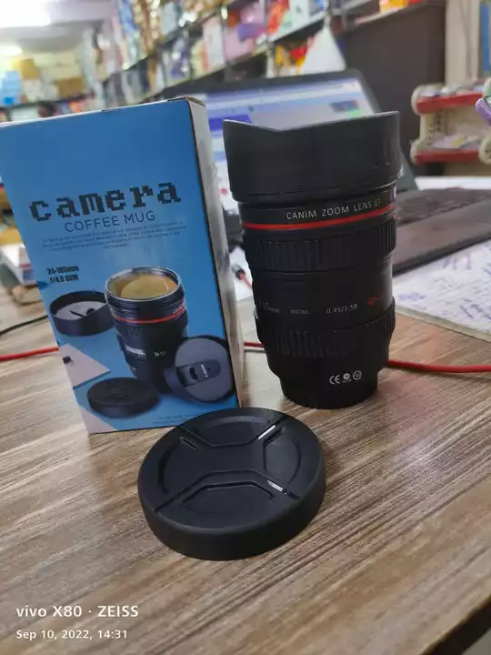 Camera lens mug uploaded by A1 Production on 9/23/2022