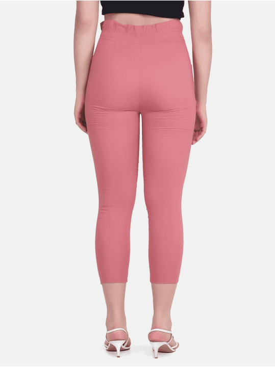 Lycra gajri pink slim fit trouser uploaded by Trend Wala on 9/23/2022