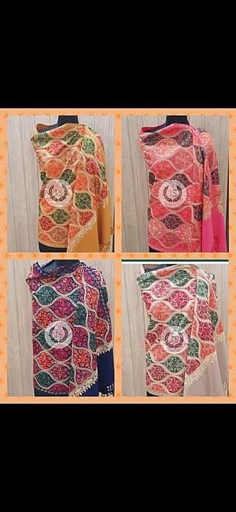 Kashmiri Embroidry stole uploaded by GEC WOOLS on 12/26/2020