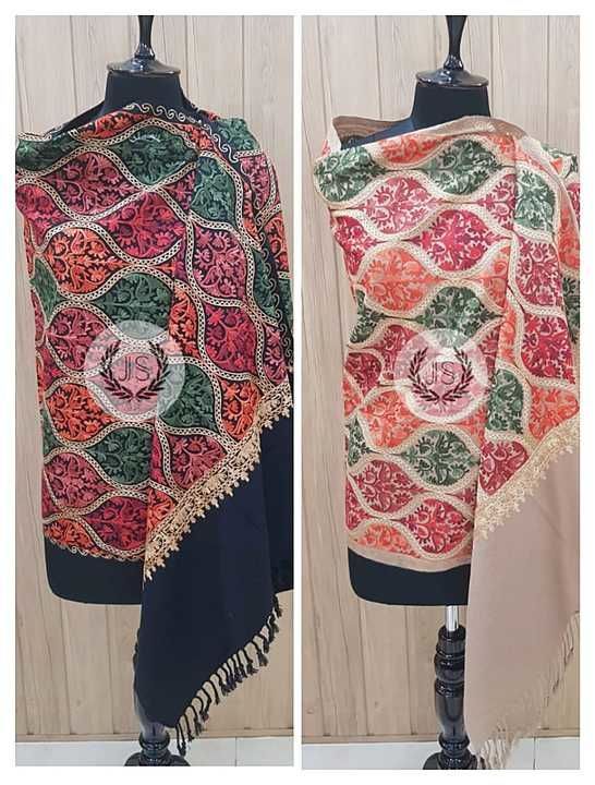 Kashmiri Embroidry stole uploaded by GEC WOOLS on 12/26/2020