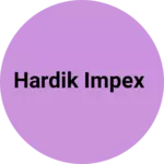 Business logo of Hardik impex