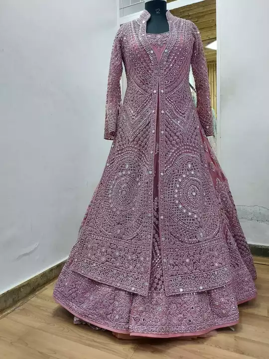 Silk Lacha Suit in Ludhiana at best price by Shree Ganpati Textiles -  Justdial