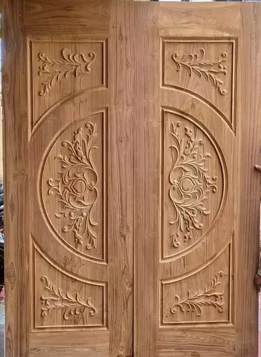 Teakwood double carving designer door  uploaded by Dikshant enterprises -Door Museum  on 9/24/2022