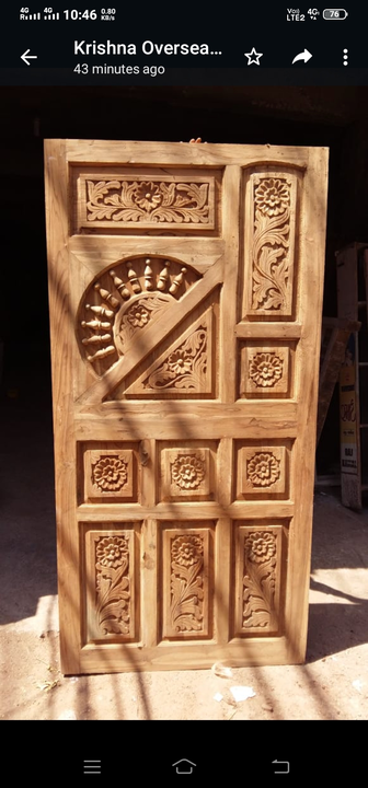 Teakwood designer door  uploaded by Dikshant enterprises -Door Museum  on 9/24/2022