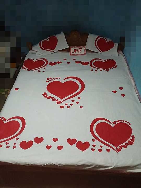Hand painted bedsheets  uploaded by Vardaan Art Boutique  on 12/26/2020