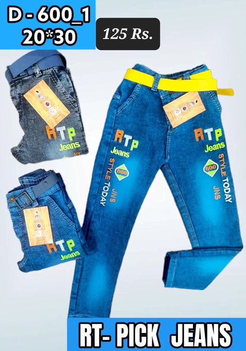 Kids Jeans uploaded by RISHABH TRADERS on 9/24/2022