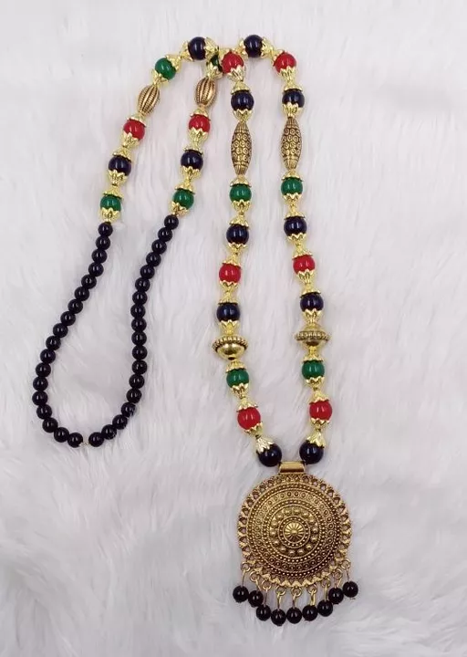Long mala necklaces  uploaded by Unkar jewellery on 9/25/2022