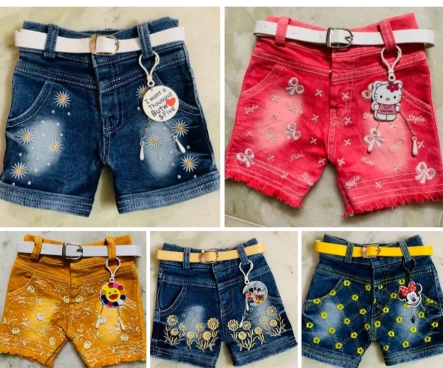 Product image with price: Rs. 130, ID: kids-girls-hot-pants-844dafab