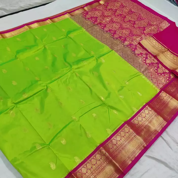 Tana silk saree Kanchipuram  uploaded by Krishna fashion on 9/25/2022