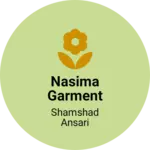 Business logo of Nasima garment