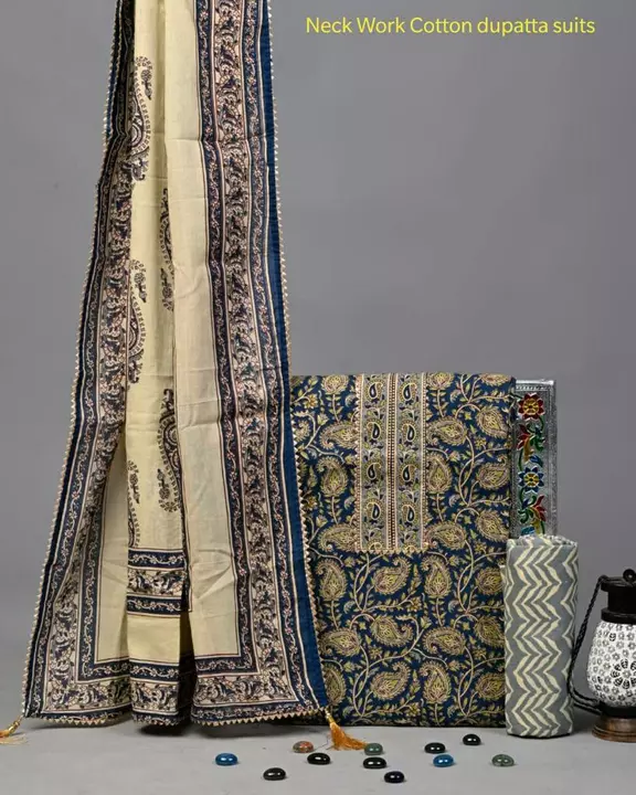 Rahul Online Deal gotta Patti cotton dupatta suits  uploaded by Rahul Online Deal on 9/25/2022