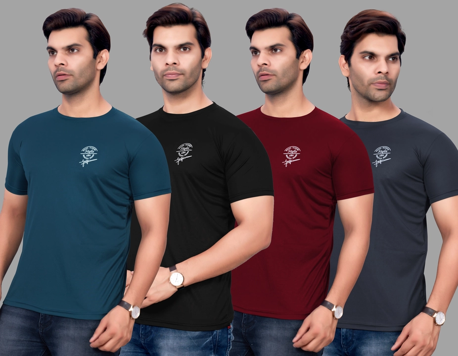 Stylish Round Neck Tshirt RegularWear for Men uploaded by Bhavani Enterprise  on 9/25/2022