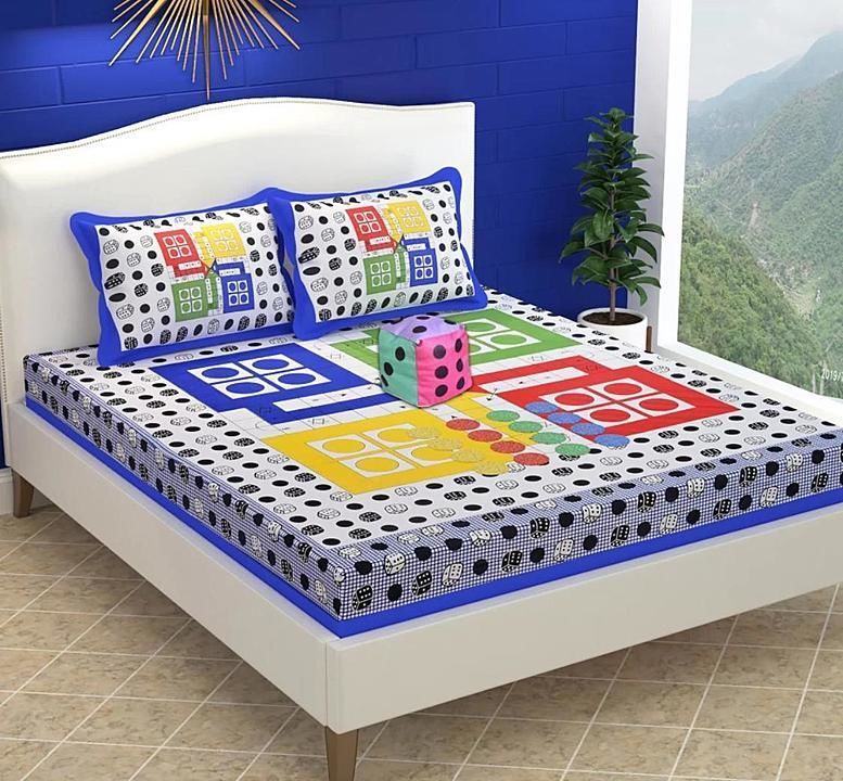 Post image Ludo Bedsheets sale 
*GAME BEDDING SET*🎭 

 _Play at Home Be Safe at Home_  ⛑️

*LUDO 🎲  WITH DICE AND GOTTI*

 *Also Snake and ladder 🐉 available with dice and goti* 🎲



*combo price juz @ rs400* 😍

*Fabric* : 100% cotton

*Size*: 90*100 inches

SPECIAL OFFERS
 *Ludo double  bedsheet with one dice and 16 GOTTI*

*Weight*: 1 kg