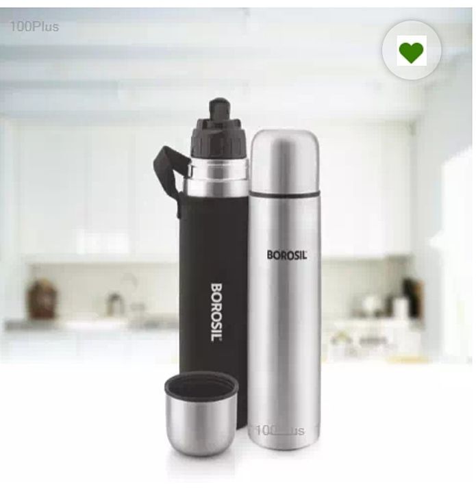 Borosil Thermo Stainless Steel Flask With Cover, 1000 ml   uploaded by business on 12/27/2020