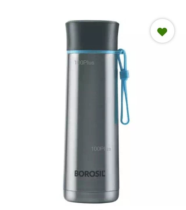 Borosil Sprint Stainless Steel Vacuum Insulated Water Bottle, 400 ml   uploaded by business on 12/27/2020