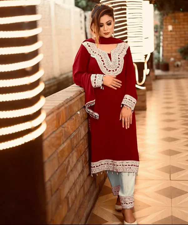 Top, sudidar pant dupatta uploaded by business on 9/25/2022