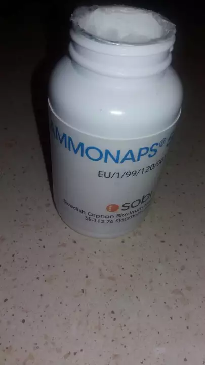 Ammonaps (Sodium Phenylbutyrate) uploaded by Henrique Pharmacy on 9/25/2022