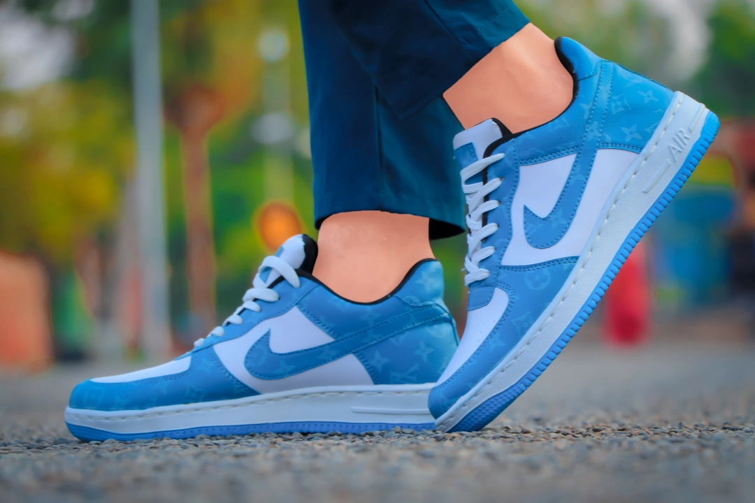 Air force white sky blue  uploaded by The shoes factory on 9/25/2022