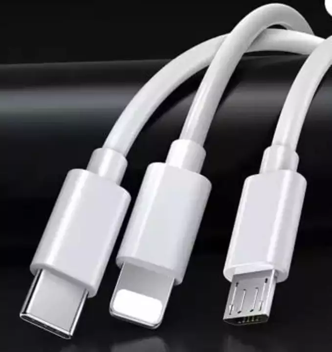 Champion 3-IN-1 USB CABLE - LIGHTNING, TYPE-C, MICROUSB uploaded by Techcommerce.in on 9/26/2022