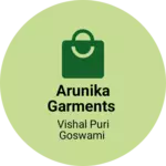 Business logo of Arunika garments