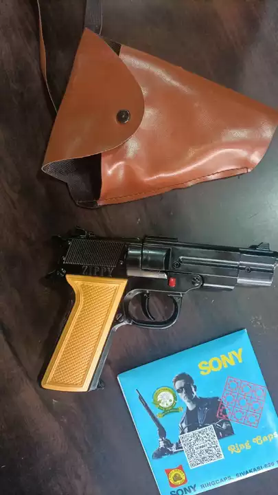 Metal cover gun with ring cap, diwali gun uploaded by KALYANI TOYS on 9/26/2022