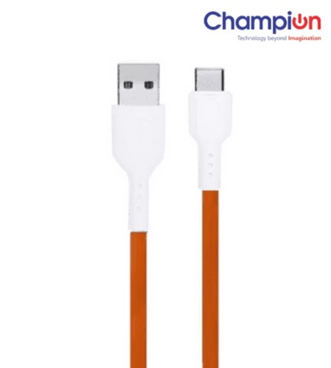 Champion TPE Type-C 3Amp/1mtr Data Cable for Fast Charging and Data Sync uploaded by Techcommerce.in on 9/26/2022
