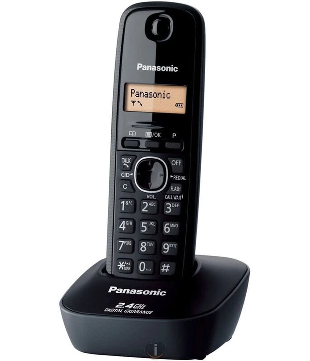 Panasonic 3411 Cordless Phone Black uploaded by Techcommerce.in on 9/26/2022