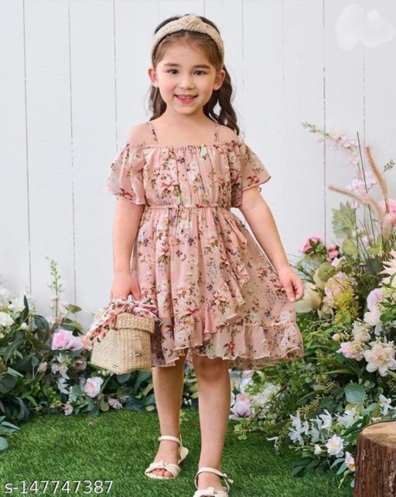 Post image Rs:450Catalog Name:*Princess Classy Girls Frocks &amp; Dresses*Fabric: GeorgetteSleeve Length: Short SleevesPattern: PrintedNet Quantity (N): SingleSizes: 2-3 Years, 3-4 Years, 4-5 Years, 5-6 Years, 6-7 Years, 7-8 YearsDispatch: 2 Days
*Proof of Safe Delivery! Click to know on Safety Standards of Delivery Partners- https://ltl.sh/y_nZrAV3