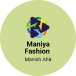 Business logo of Maniya fashion