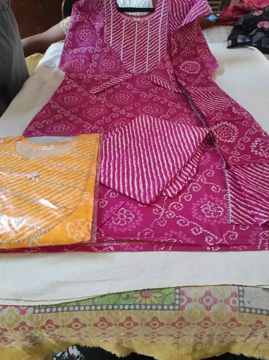 Kurti pant dupatta 4xl 5xl cotton uploaded by Ruhi Collection  on 9/26/2022
