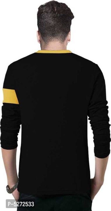 Stylish cotton solid full sleeves round neck t shirt for man  uploaded by Suraj shop on 9/26/2022