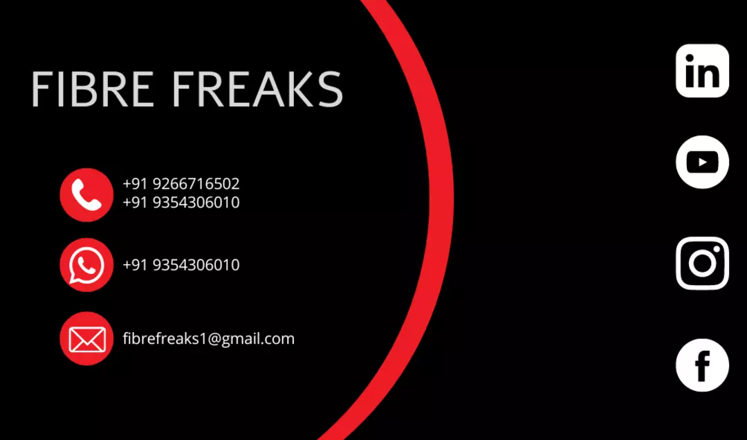 Visiting card store images of fibrefreaks
