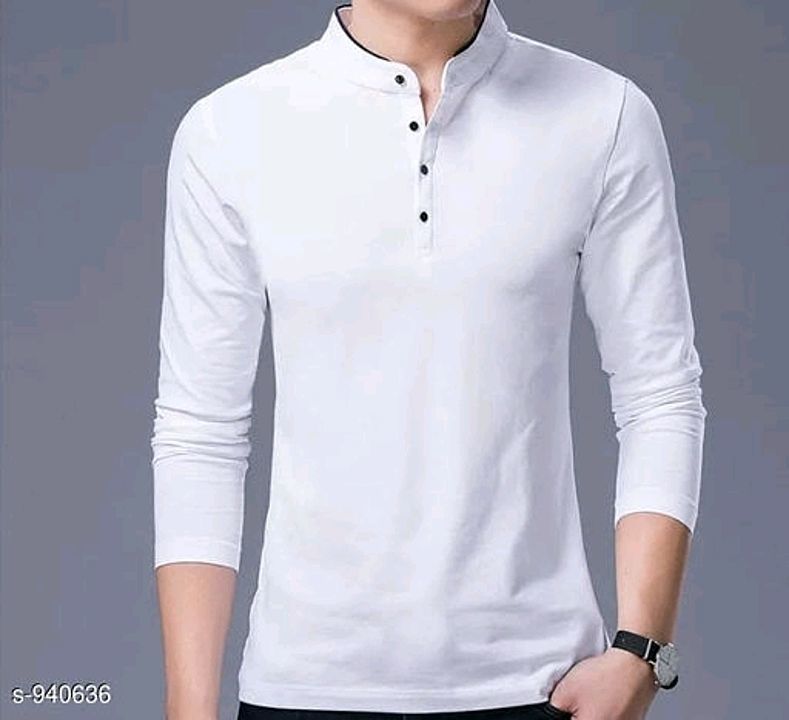 Men's cotton full sleeves tshirts uploaded by business on 12/28/2020