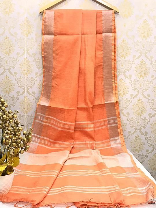 Linen by Linen sarees uploaded by business on 12/28/2020