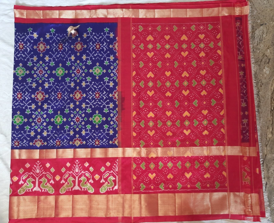 Ikat silk saree uploaded by business on 9/27/2022