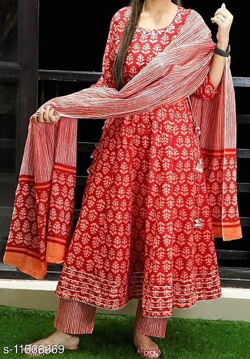 
Attractive Diwali spcl. Women Anarkli Kurti And Pant uploaded by business on 12/29/2020