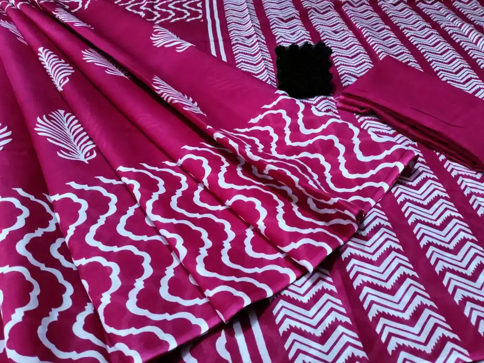🥀🥀Bagru Printed Cotton Mul-mul Saree with blouse Piece

🍁Saree length - 5.5 mtr
🍁blouse length~. uploaded by Lookielooks on 9/27/2022