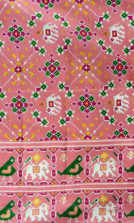 Post image Babby pink patola saree