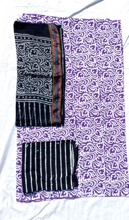 Batik print singal work  contras Punjabi Dress uploaded by M M KASAB on 9/27/2022