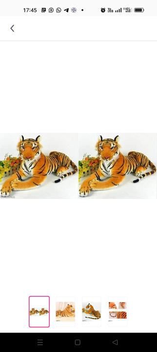 Post image I want 1 pieces of Soft toys tiger combo  at a total order value of 250. Please send me price if you have this available.