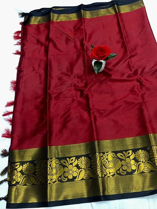 Post image 💃🏻*WEDDING VALE PRESENT 🎁 NEW RANGE SAREE*💃🏻

        *WV ~12* 💃🏻

*Brand :- WEDDING VALE ™️* 💃🏻

💃🏻INSPIRED design from pure  Cotton silk saree featured in weaving silk with original good quality💃🏻
    
                *🛒Detail of Saree🛒*
⏩ Saree Material :-soft cotton silk 
⏩ Blouse material :- Soft cotton silk
⏩Saree Work :- plain saree with jacquard work 
⏩Blouse work :- Running Blouse 
⏩Jacquard  Work 
⏩Saree lenth :- 5.5 mtr
⏩Blouse lenth :- 0.80 mtr
⏩Total saree lenth 6.30 Full cut .
⏩soft cotton silk saree pallu 

    💃🏻*Some New Some Difference*

     *💰Best Price Detail 👇*

*Best Rate :-499 Only 😍* 

Ready stock👈🏻⭐🌟💫🚅✈️
Ready to 🚢🛩🚊🚖🏍🚚

 🕕🕚🕟🕤🕥🕛🕗🕒🕑🕐🕐