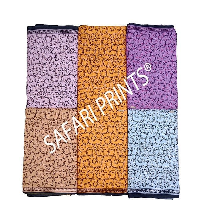 Sanganeri Printed cotton fabric for women kurti uploaded by Safari Prints on 12/29/2020