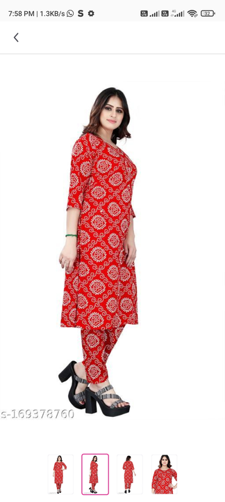 Women kurti  uploaded by Shree shyam textiles on 9/27/2022